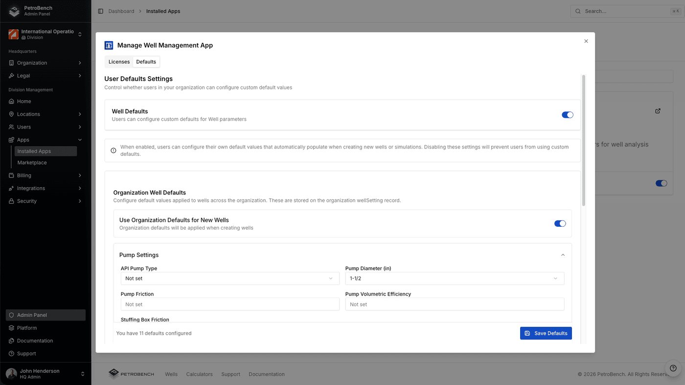 Template Standardization Interface