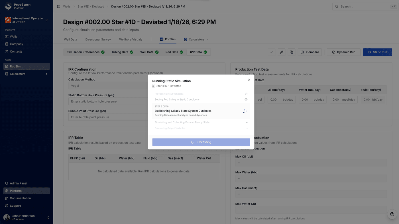Performant Simulation Engine